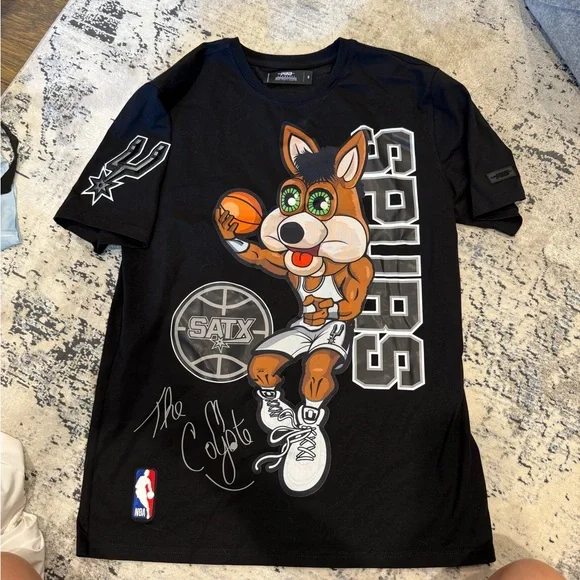 Spurs Black Graphic Tee - Picture 1 of 3
